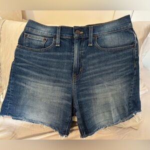 J Crew High Rise Denim Shorts. Size 26